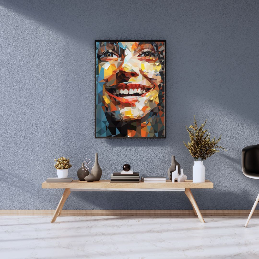 Julie | Colorful Portrait Poster