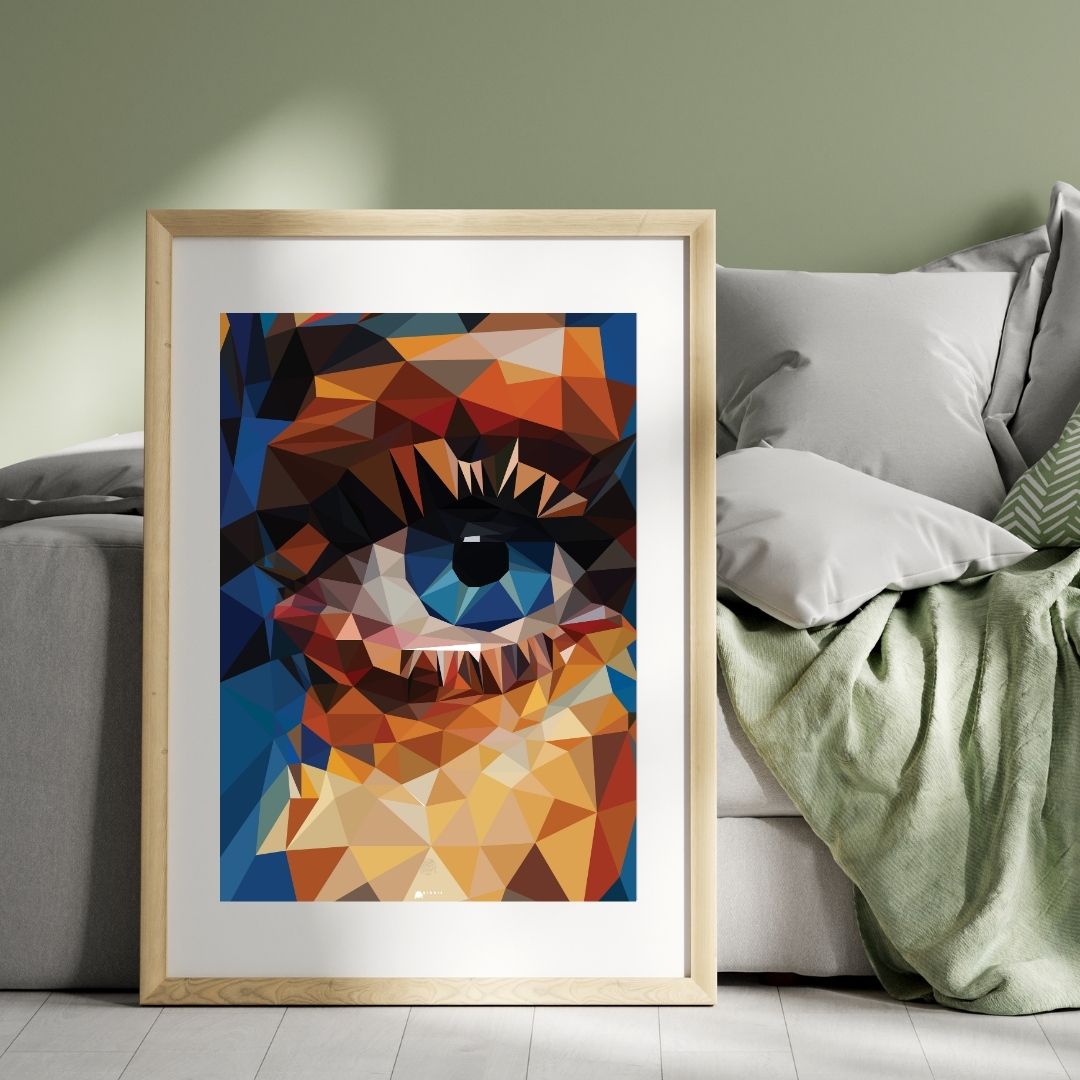 Ojito | Colorful Portrait Poster