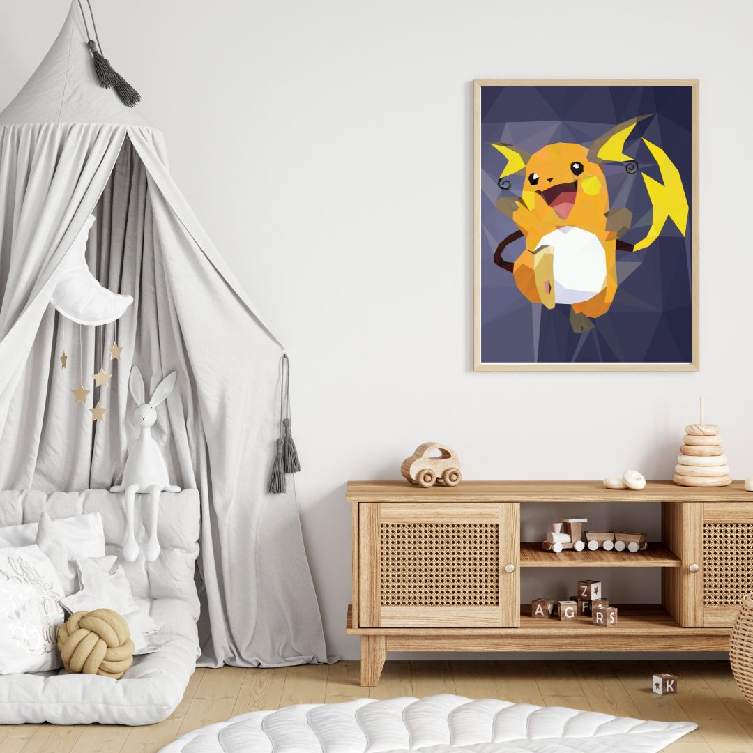 Raichu | Pokemon Art Poster