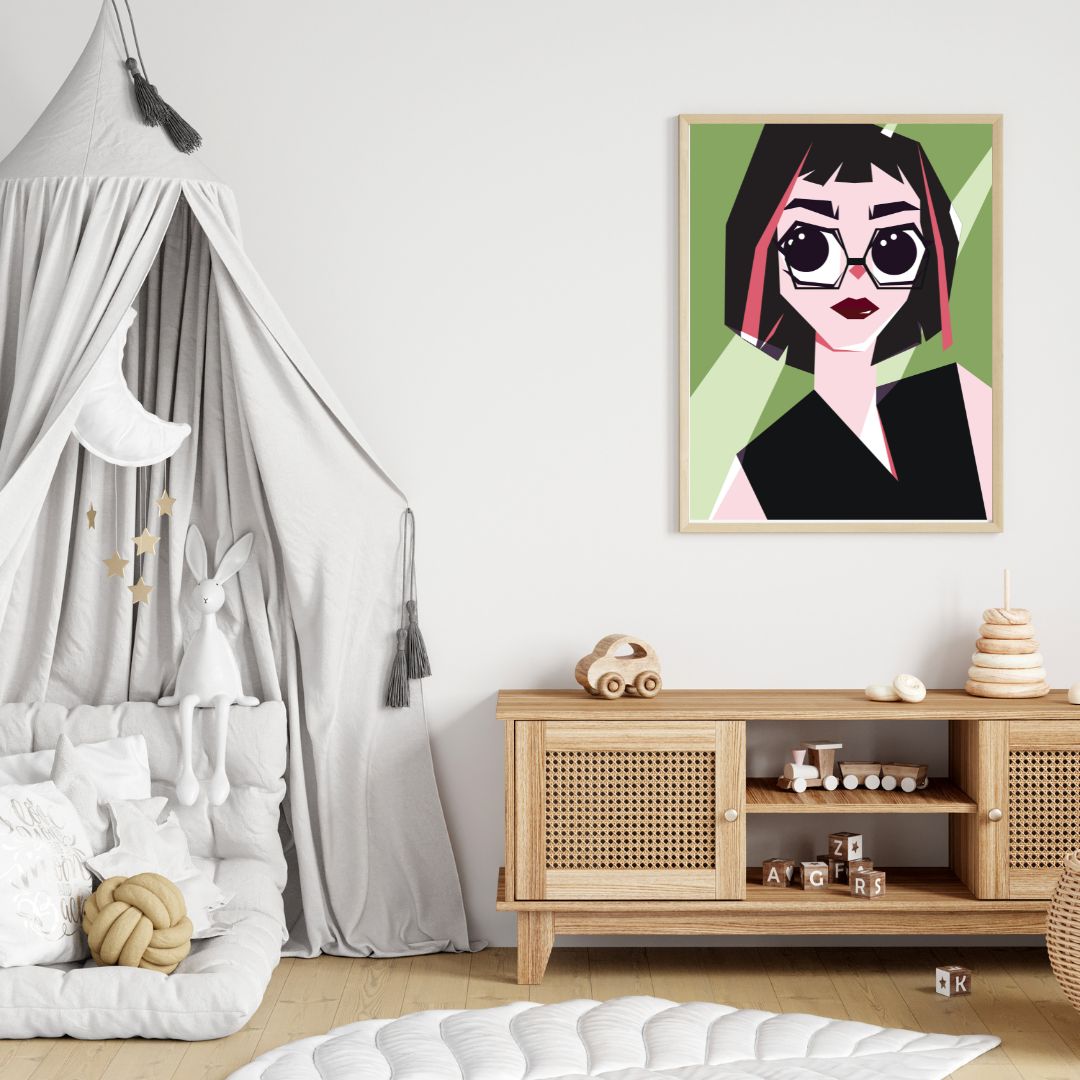 Nico | Girl Art Poster