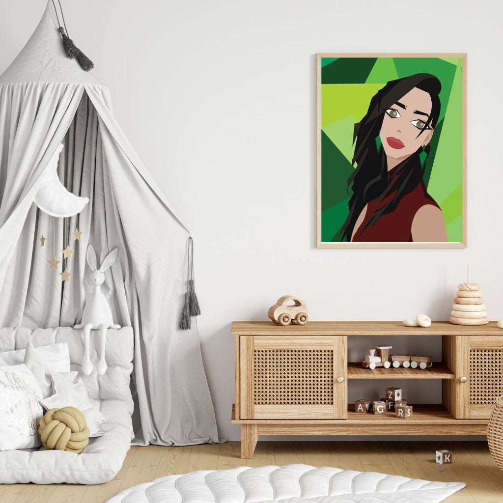 Anto Low Poly Illustrated Poster