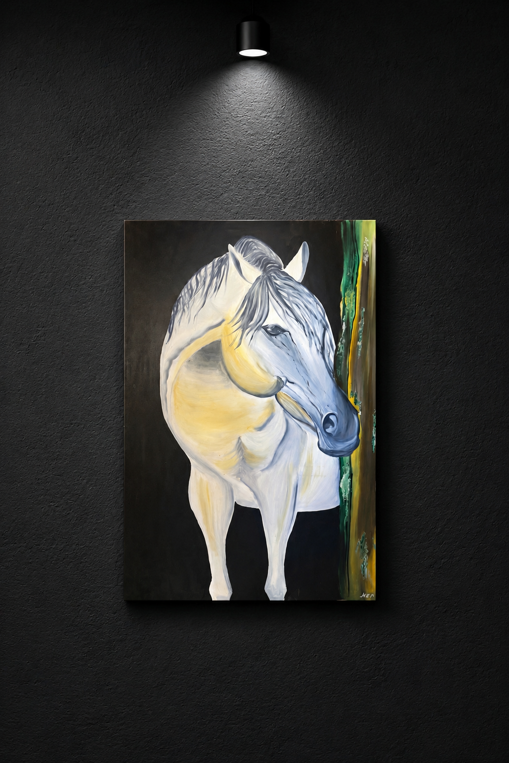 Horse | Original Contemporary Acrylic Painting – 100 x 150 cm Modern Abstract Artwork
