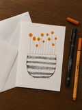 Flowers V1 | Handmade Greeting Card – Original Illustrated Card