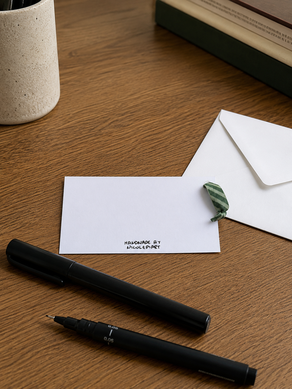 Cute Little Plants | Mini Handmade Greeting Card – Original Illustrated Card