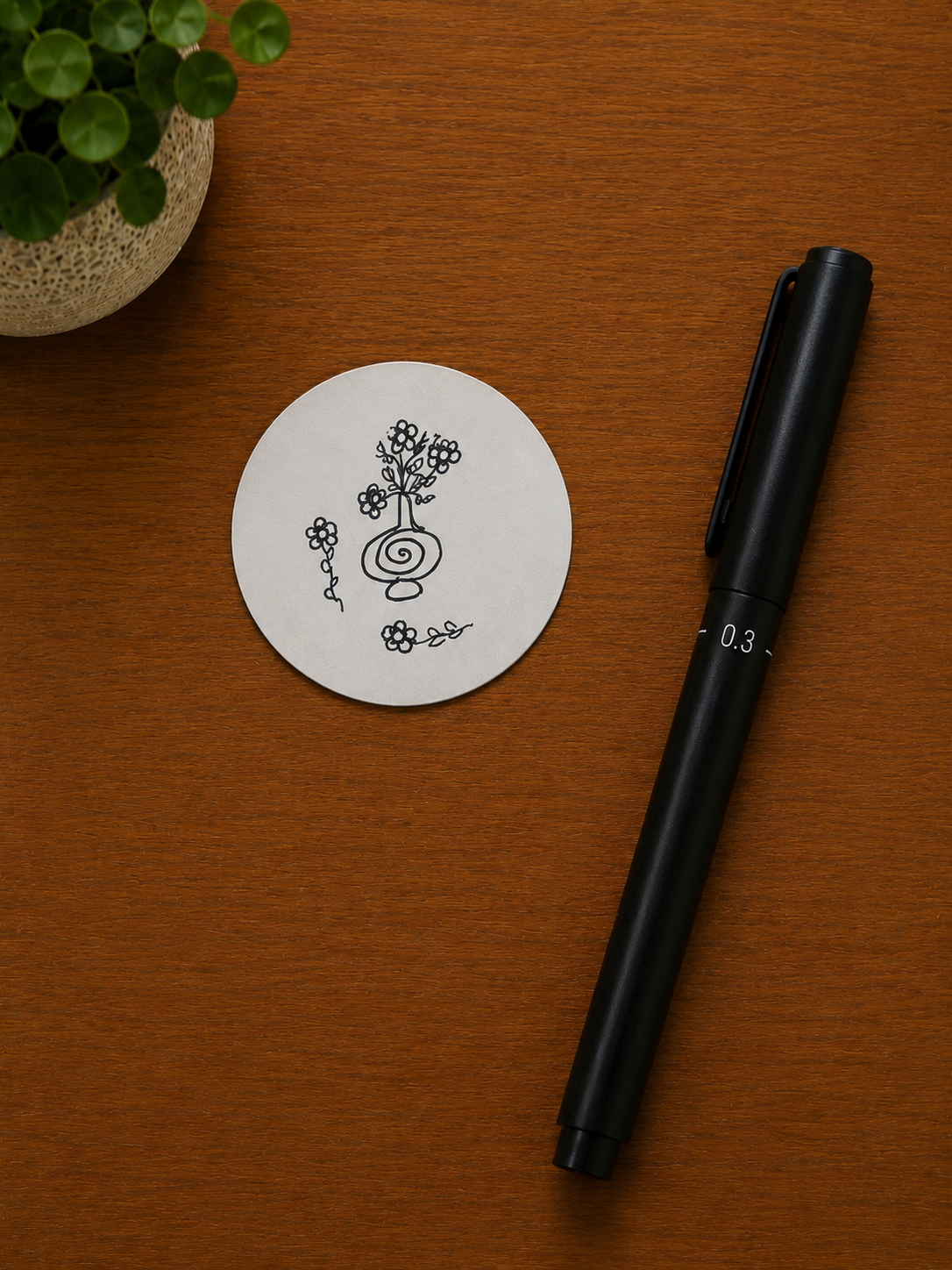 Flower Vases | Handmade Sticker Pack – Original Illustrated Stickers