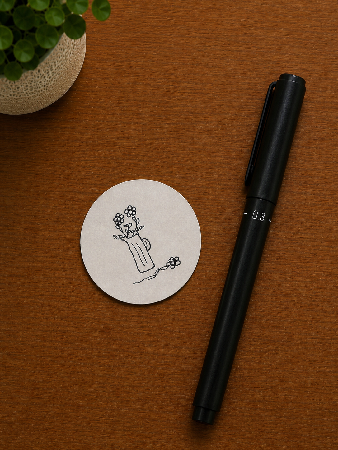 Flower Vases | Handmade Sticker Pack – Original Illustrated Stickers