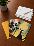 Set of 3 Unique Postcards Bundle | Illustrated Art Postcards – Original Artwork Prints