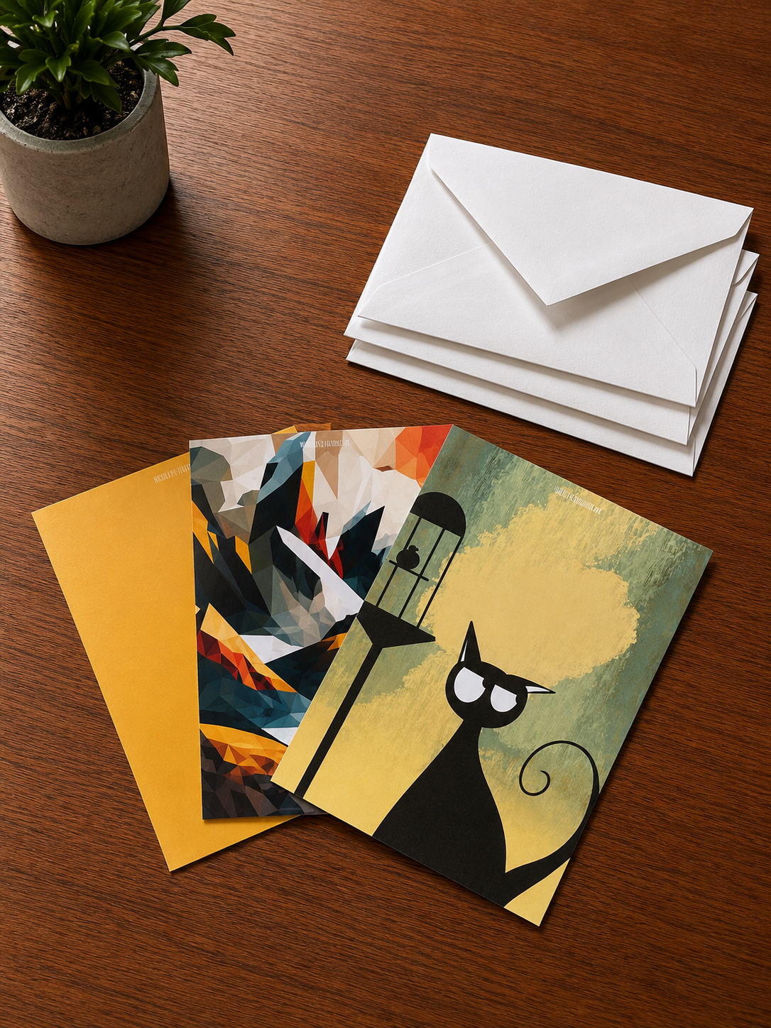 Set of 3 Unique Postcards Bundle | Illustrated Art Postcards – Original Artwork Prints