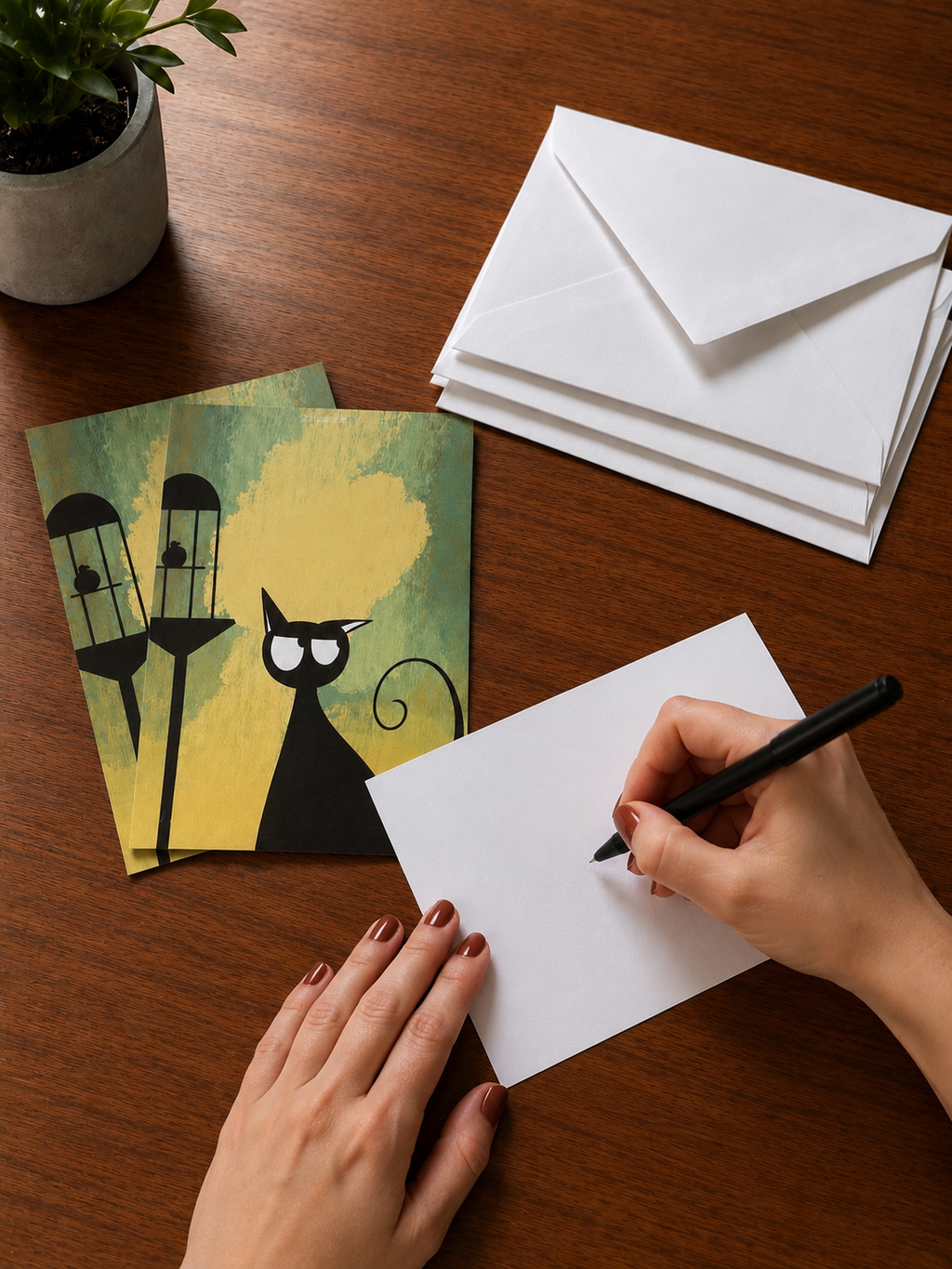 Cat Set of 3 Postcards Bundle | Illustrated Art Postcards – Original Artwork Prints