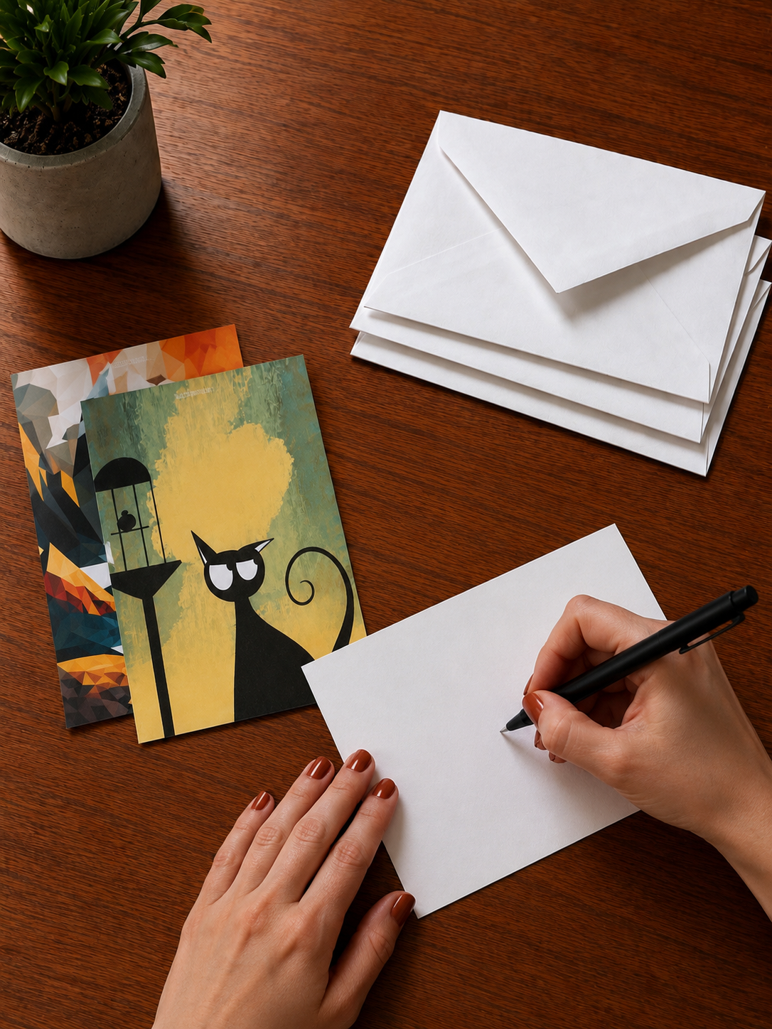Set of 3 Unique Postcards Bundle | Illustrated Art Postcards – Original Artwork Prints