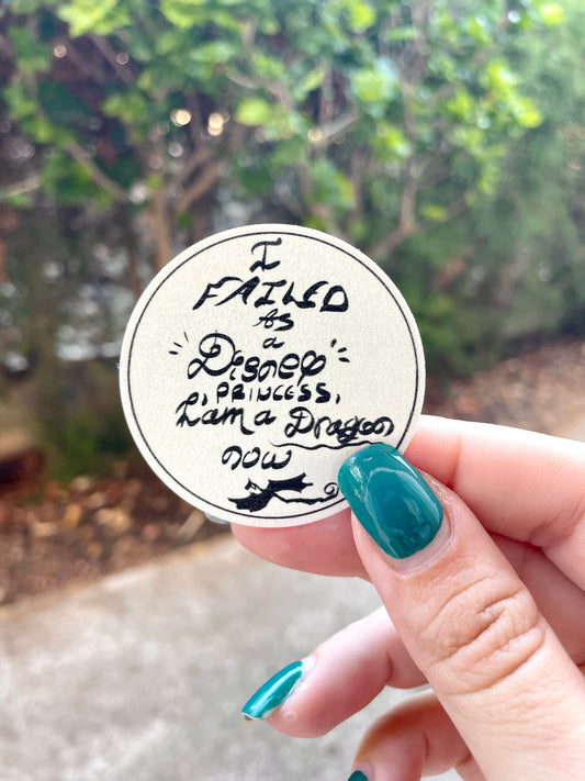 I Failed As A Disney Princess I Am A Witch Now | Handmade Stickers