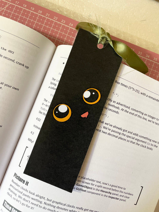 Googly Cat Eyes Bookmarks
