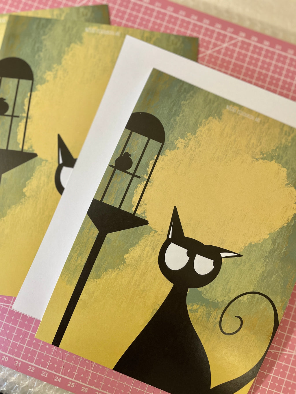 Black Cat Postcard