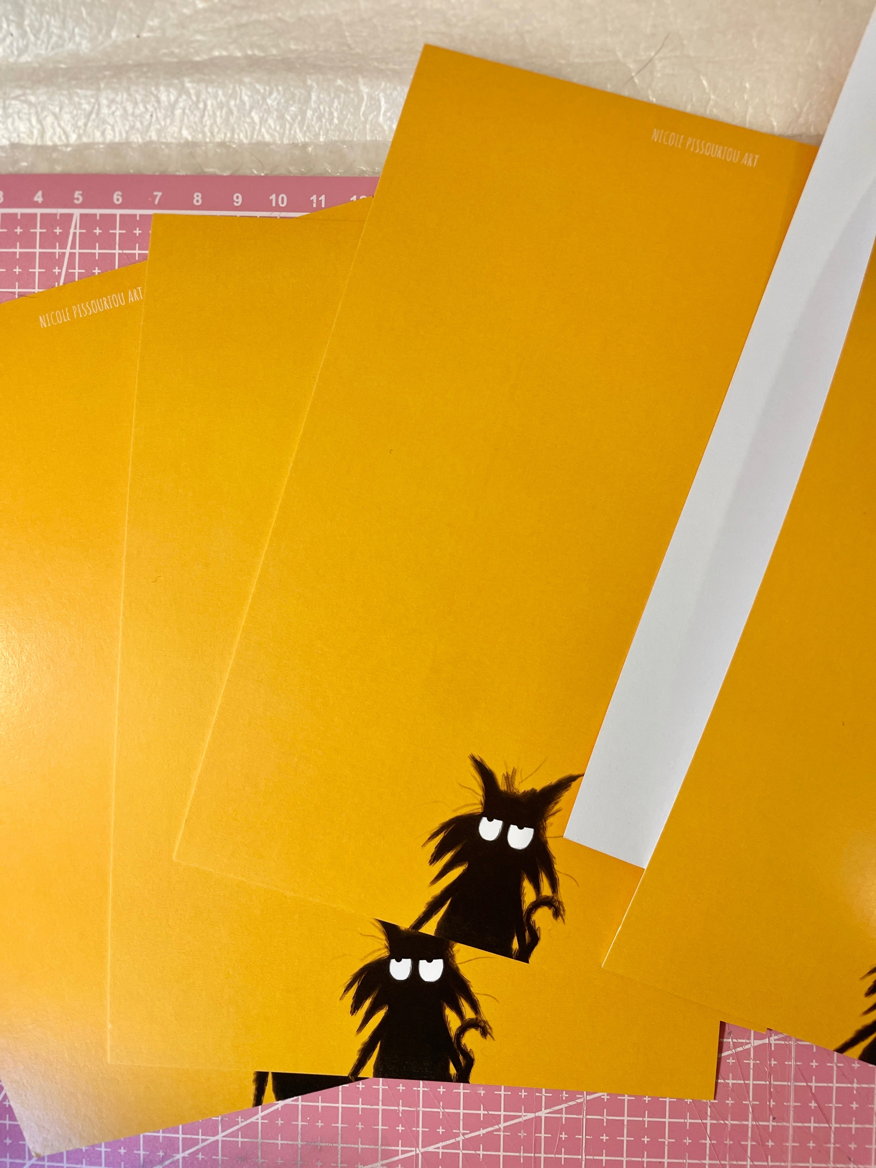 Mr. Grumpy Pants Cat Postcard