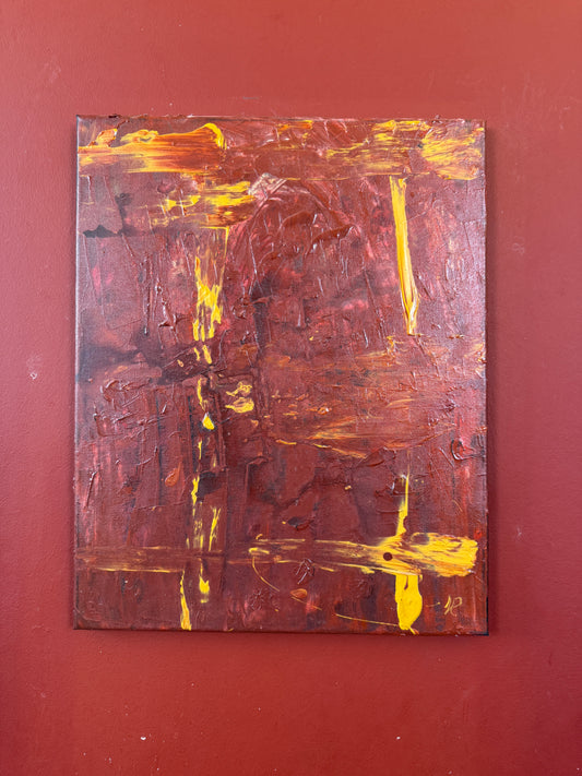 Brown Mess | Contemporary Abstract Painting