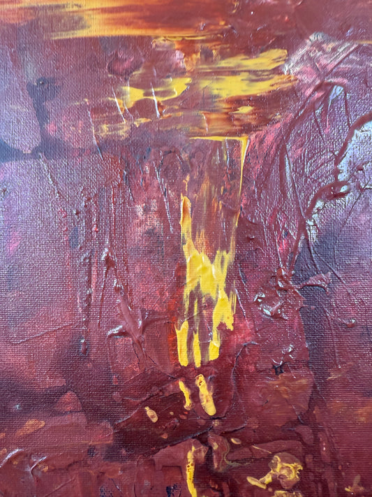 Brown Mess | Contemporary Abstract Painting