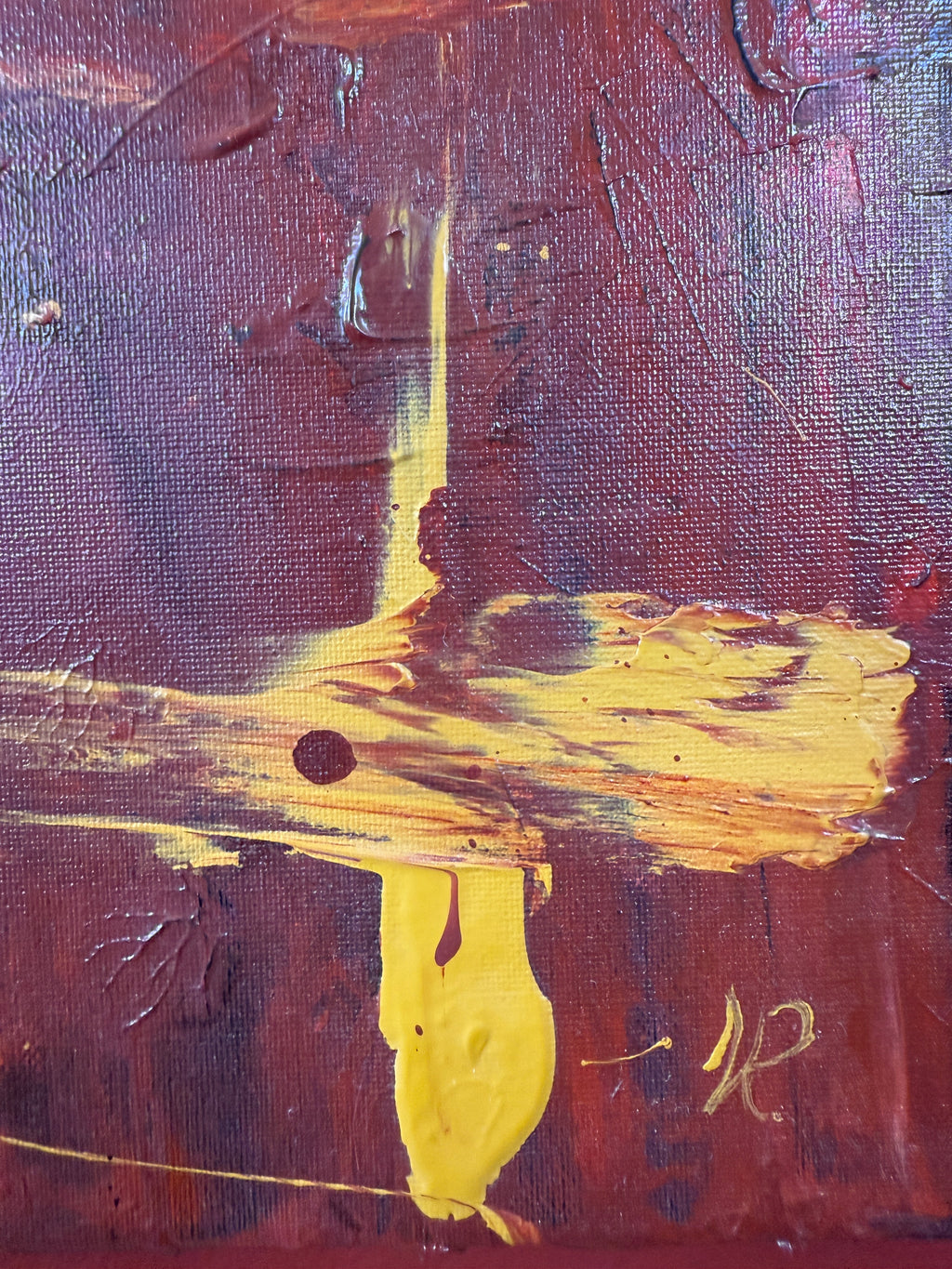 Original Contemporary Artwork | Brown Mess