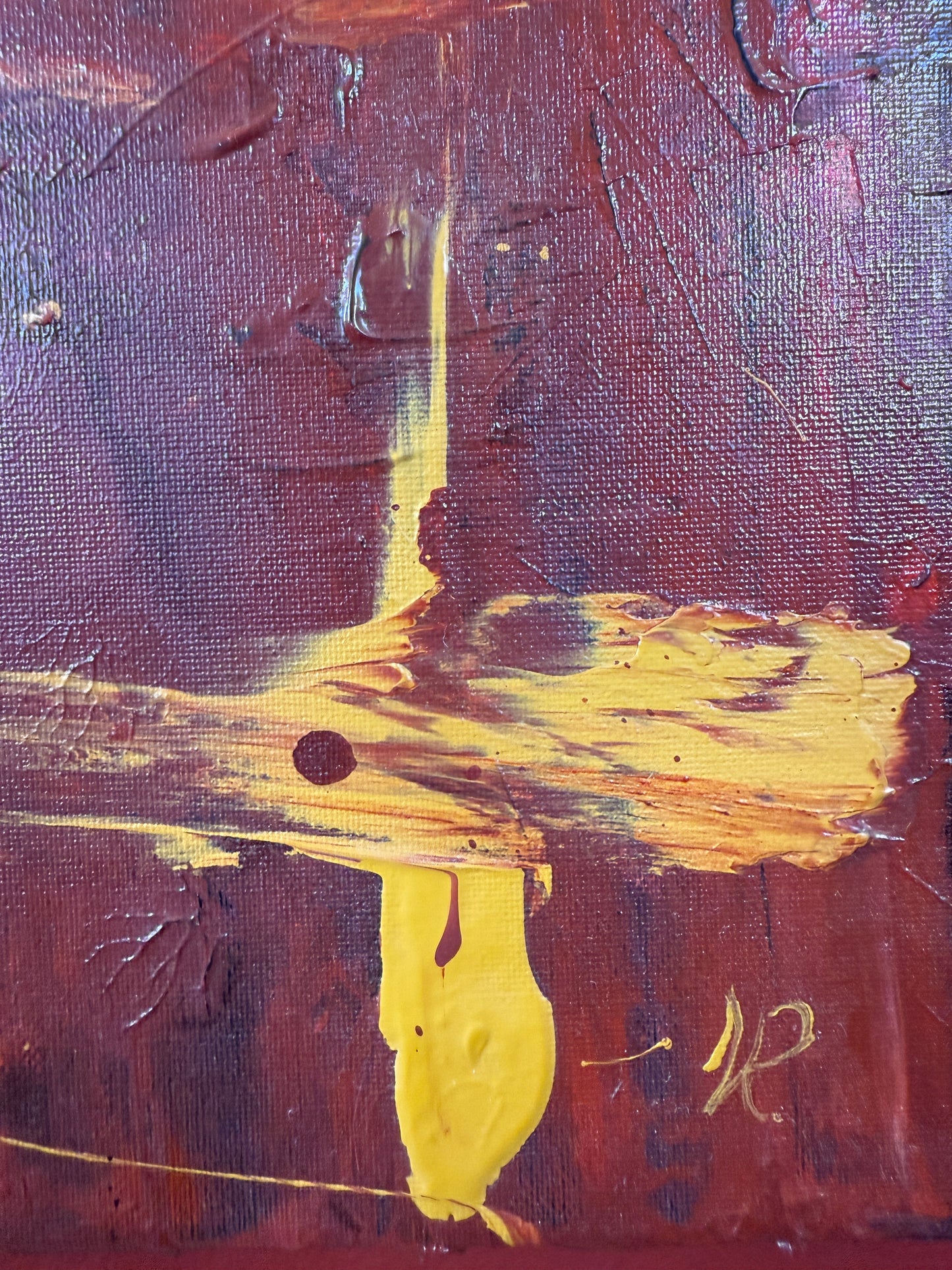 Brown Mess | Contemporary Abstract Painting