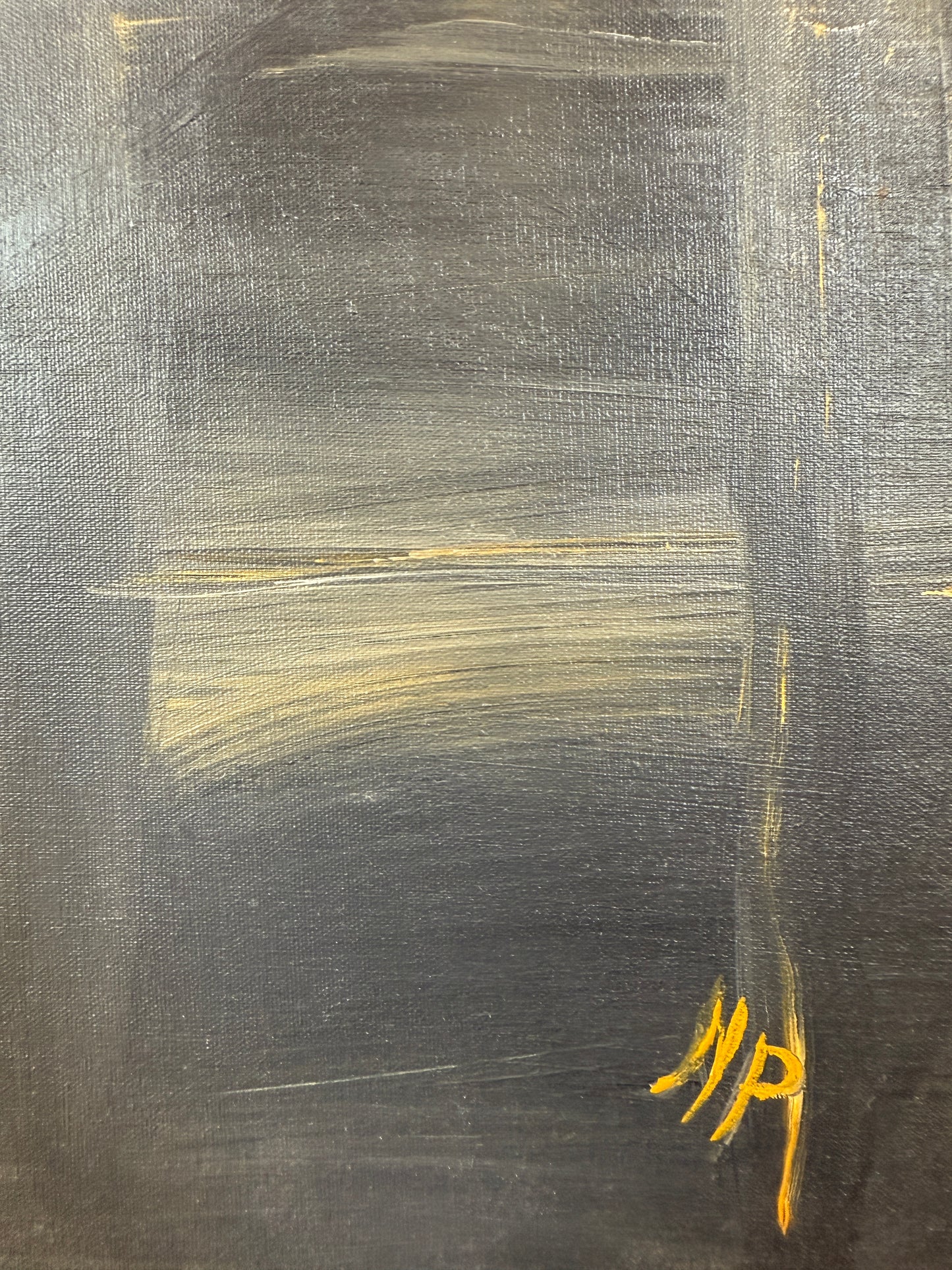 Yellow Mess | Contemporary Abstract Painting