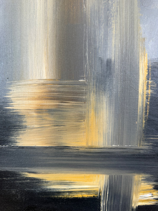 Yellow Mess | Contemporary Abstract Painting