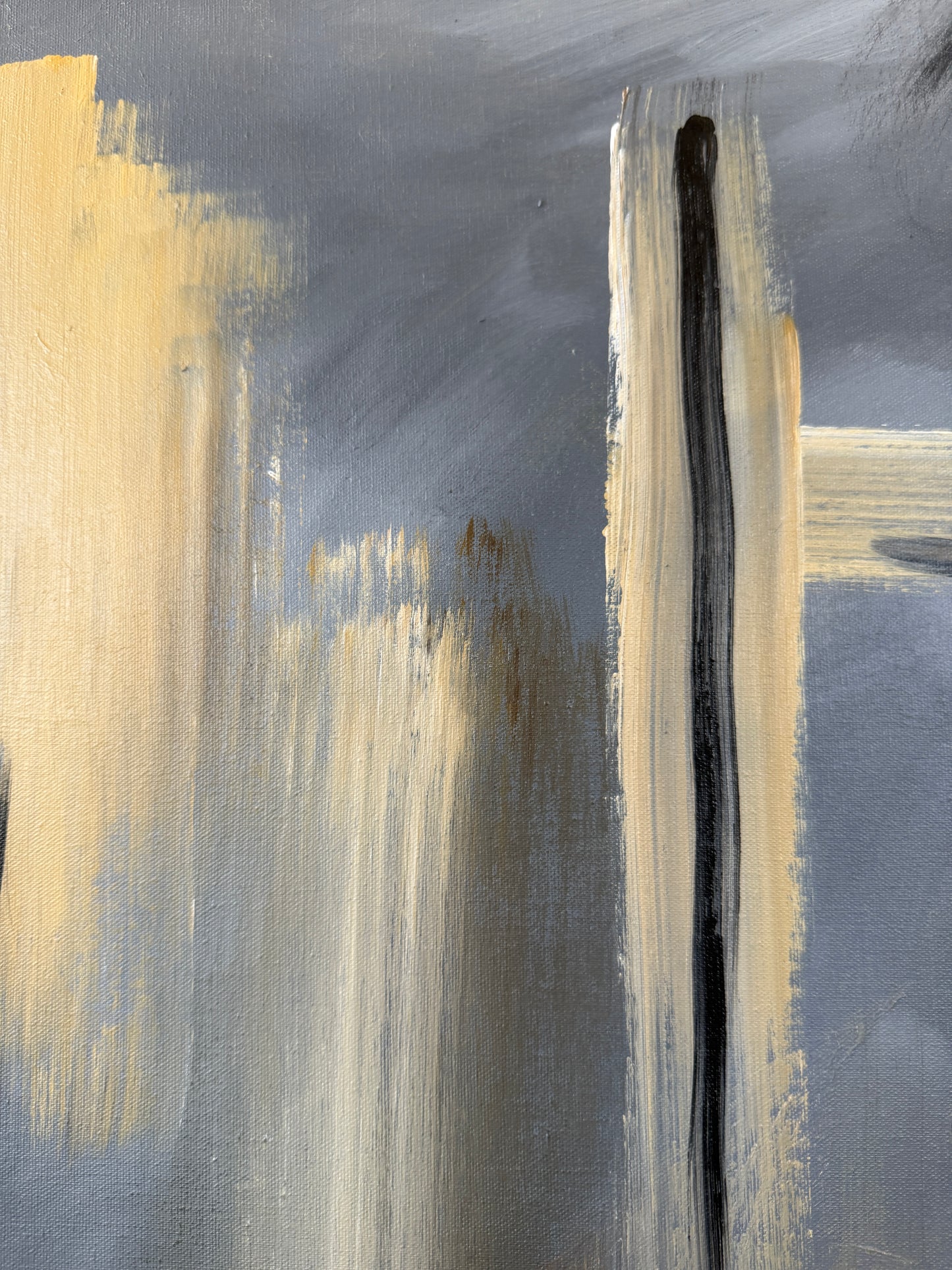 Yellow Mess | Contemporary Abstract Painting