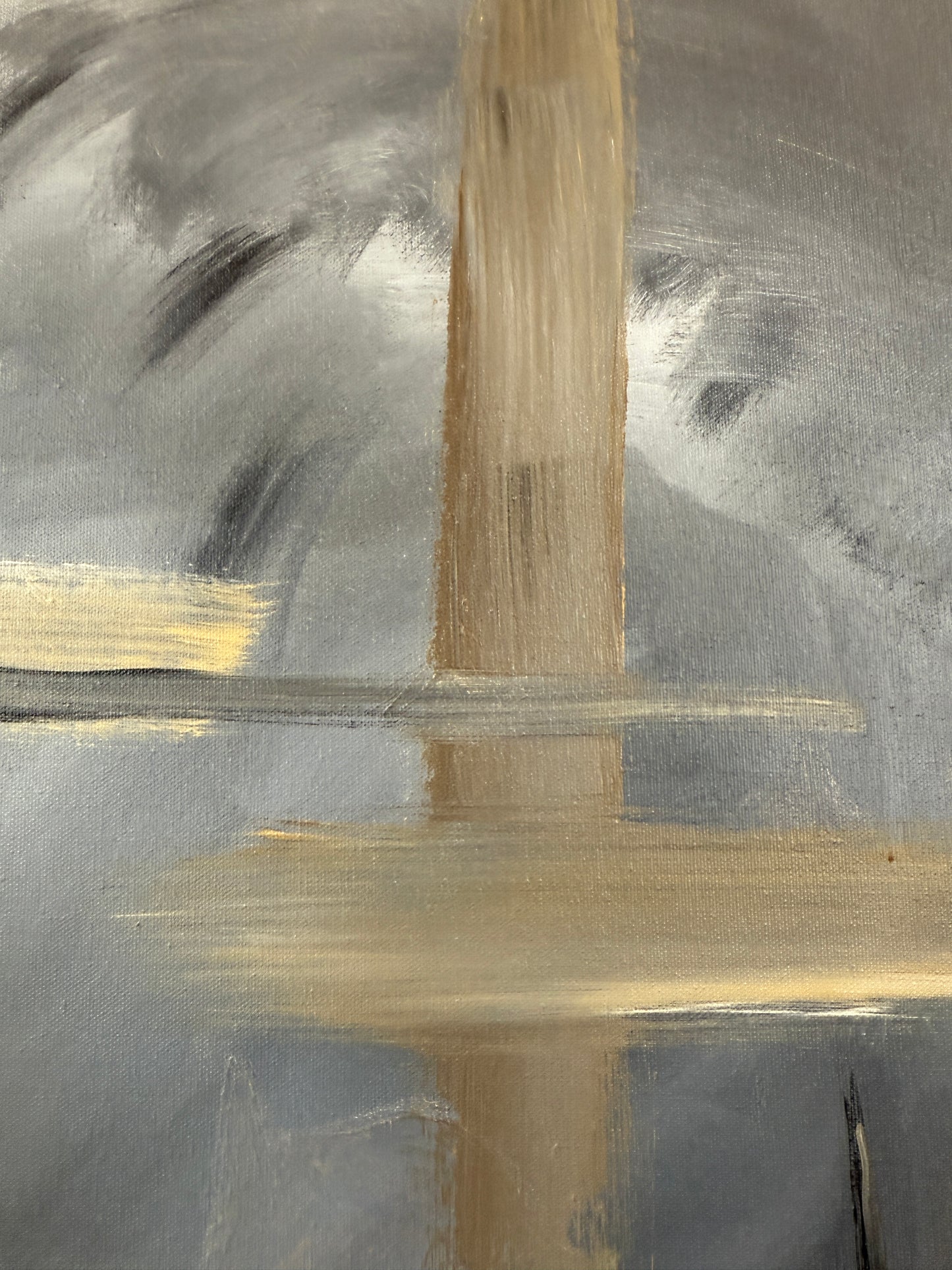 Yellow Mess | Contemporary Abstract Painting