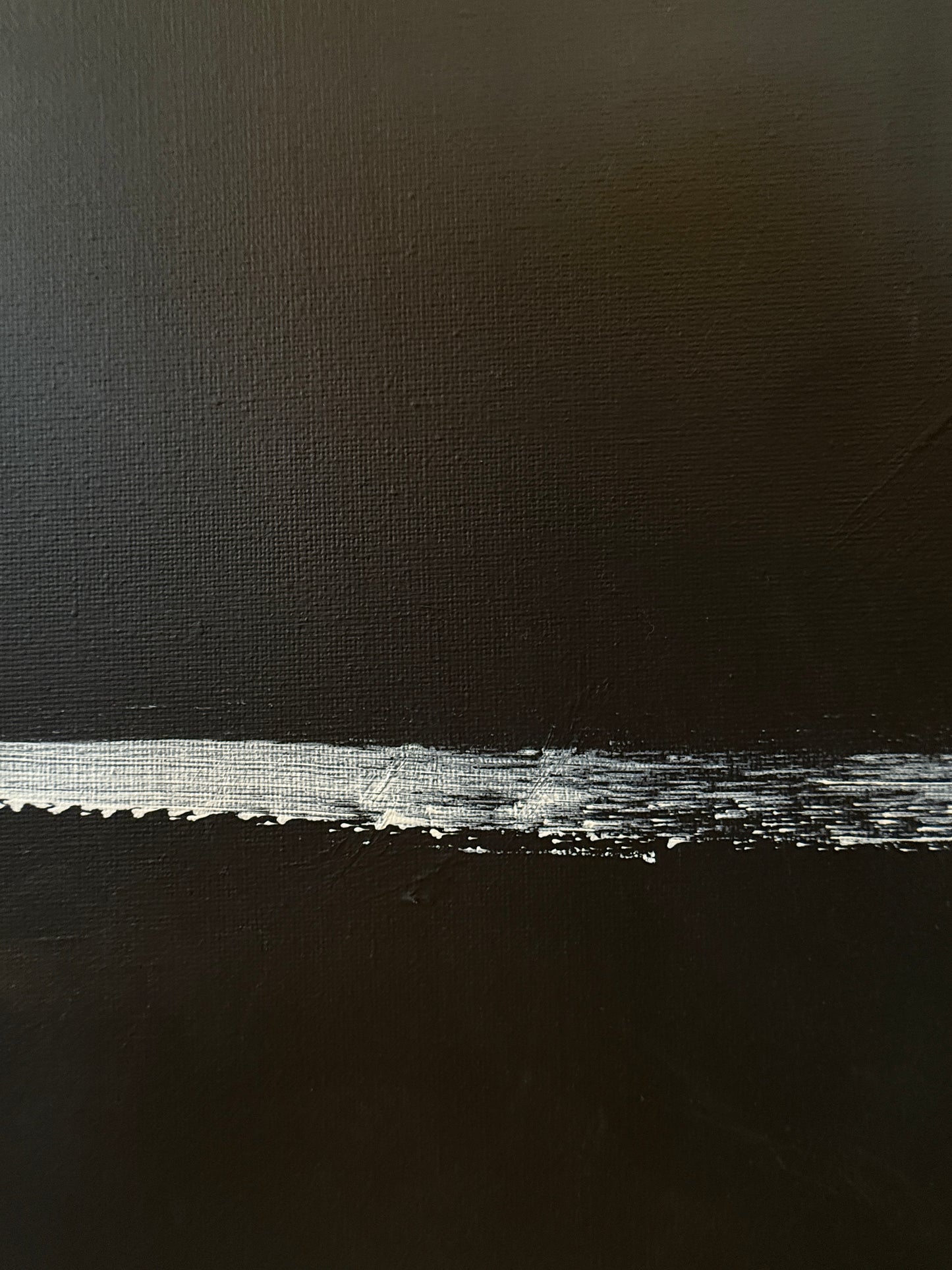 Squared Black | Contemporary Abstract Triptych Painting