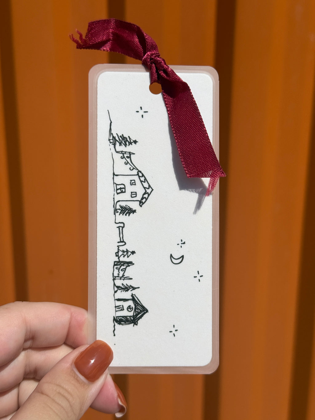 Little City Handmade Illustrated Bookmark – Original Art Bookmark