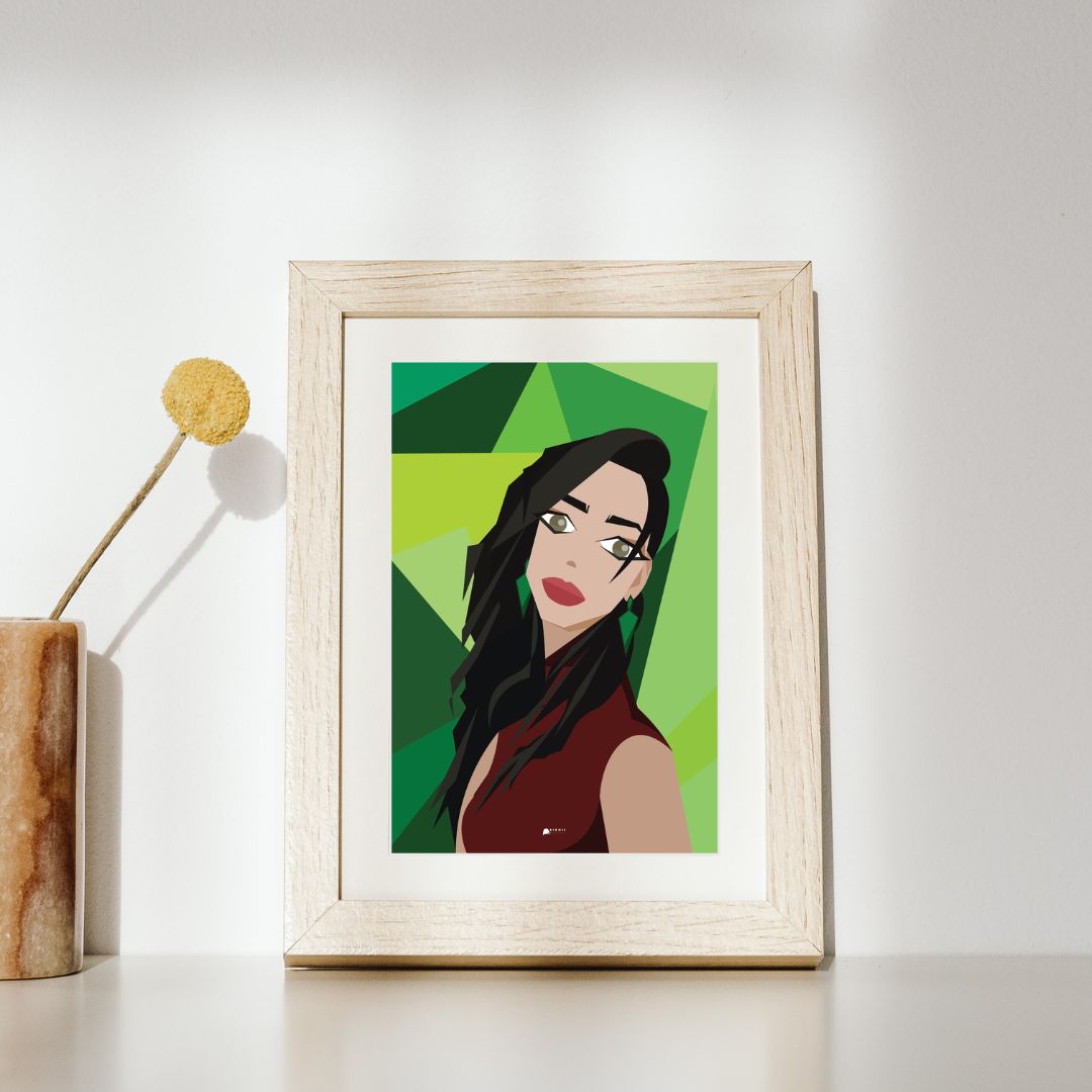 Anto Low Poly Illustrated Poster