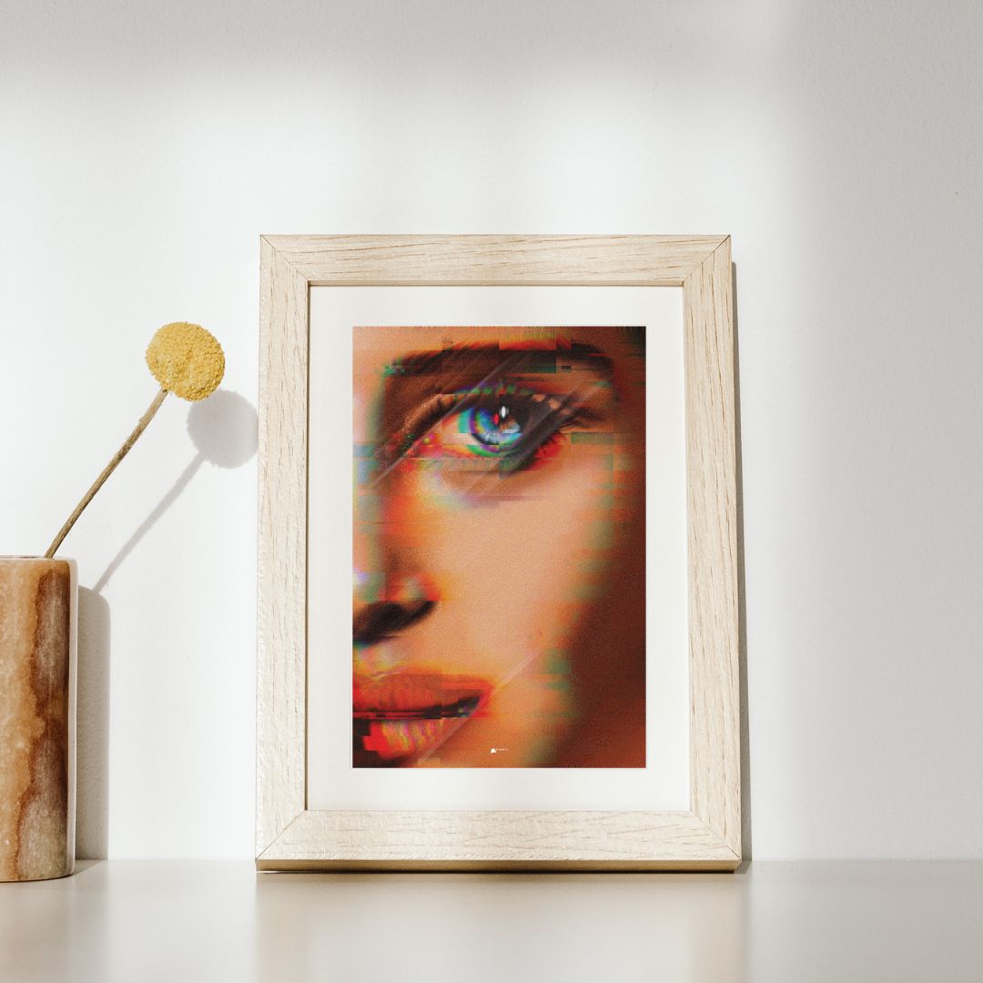 Dizzy Pixelated Art Poster