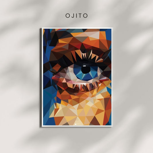 Ojito | Colorful Portrait Poster