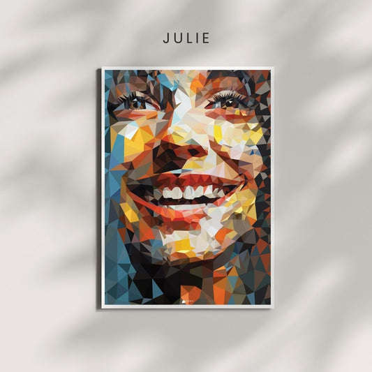 Julie | Colorful Portrait Poster