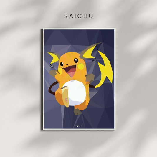 Raichu | Pokemon Art Poster