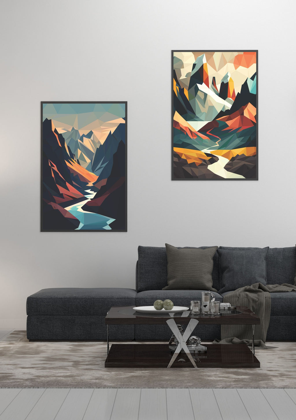 Colorful Nature Digital Art Bundle – Vibrant Nature Illustration Prints